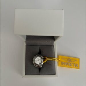 Invicta Silver Watch Ring